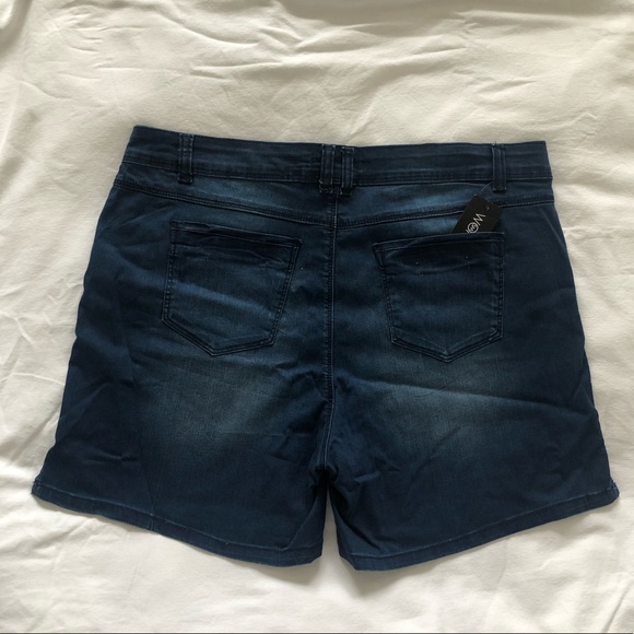 Plus Size Denim Shorts - Picture 4 of 6